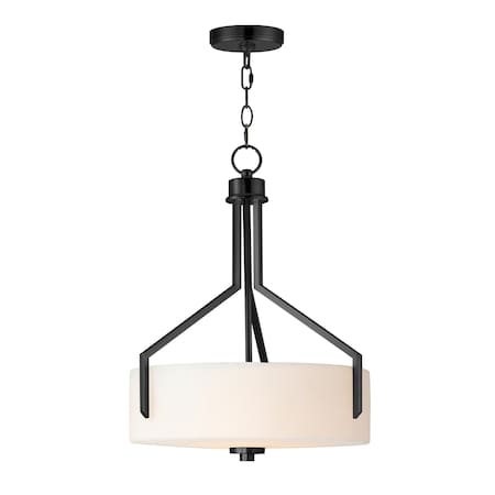 Maxim Lighting Dart 3-Light Pendant, Black 21287SWBK